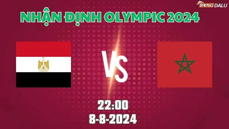 Nhận định bóng đá U23 Ai Cập vs U23 Ma Rốc 22h00 ngày 8/8